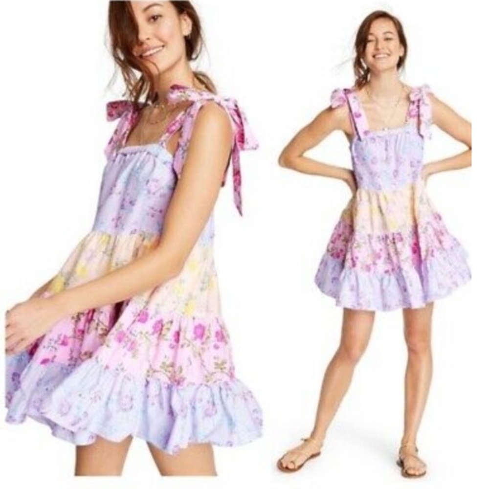 LoveShackFancy for Target Jeanne Tiered Dress XXS